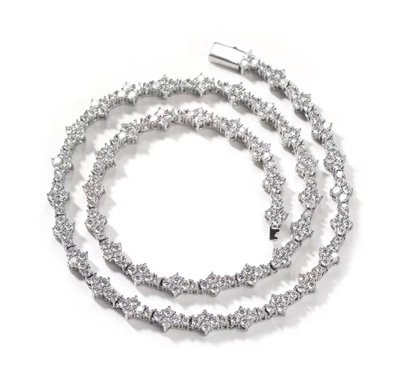 All Flower Tennis Chain