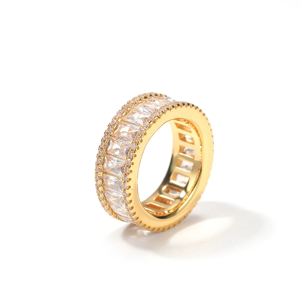 Luxury Crystal Eternity Band Ring