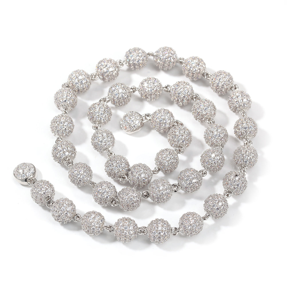 Iced Ball Chain Necklace