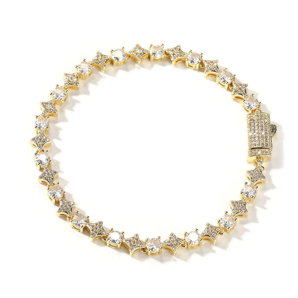 Iced Stared Tennis Chain