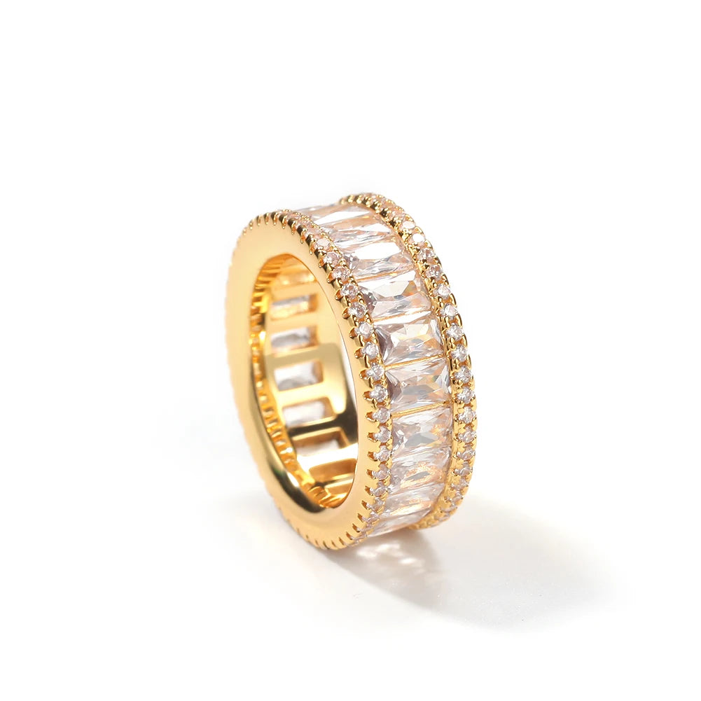 Luxury Crystal Eternity Band Ring