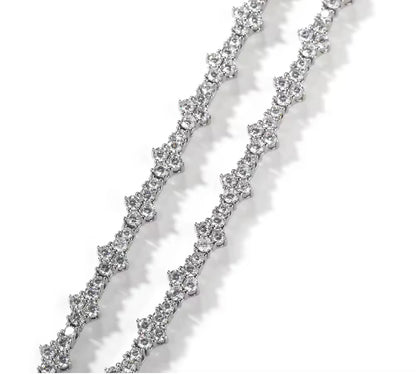 All Flower Tennis Chain