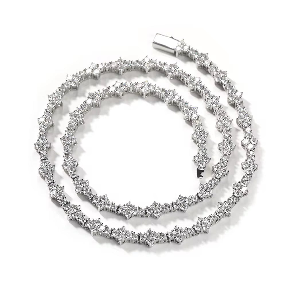 All Flower Tennis Chain