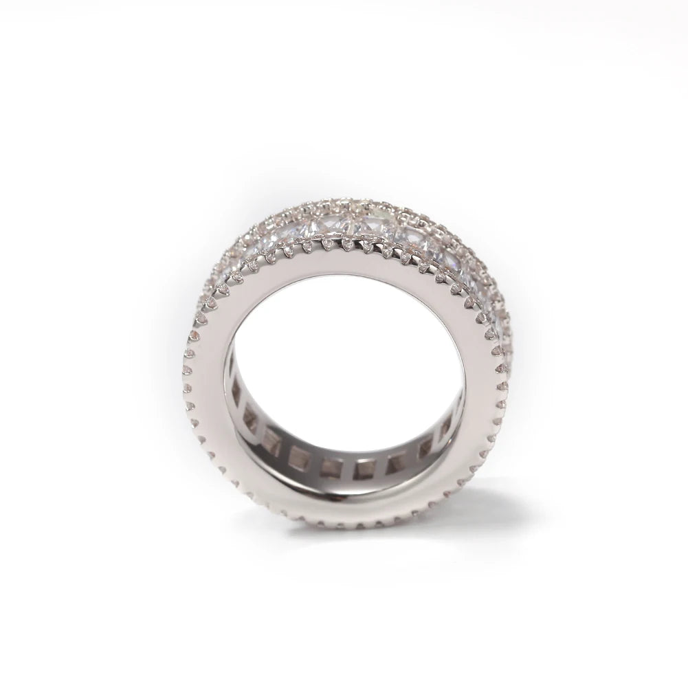Luxury Crystal Eternity Band Ring