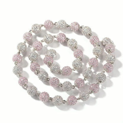 Iced Ball Chain Necklace