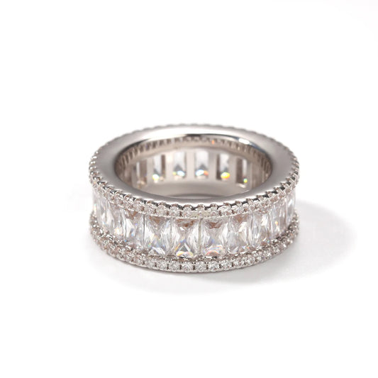 Luxury Crystal Eternity Band Ring