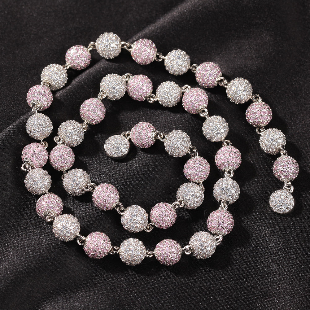 Iced Ball Chain Necklace