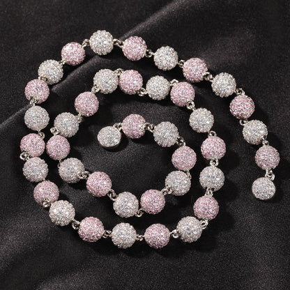 Iced Ball Chain Necklace