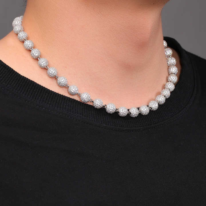 Iced Ball Chain Necklace