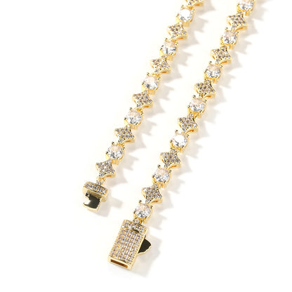 Iced Stared Tennis Chain