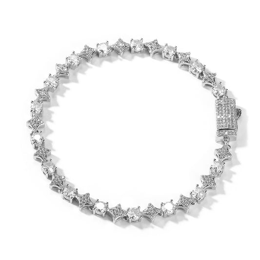 Iced Stared Tennis Chain