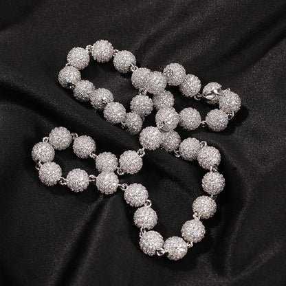 Iced Ball Chain Necklace